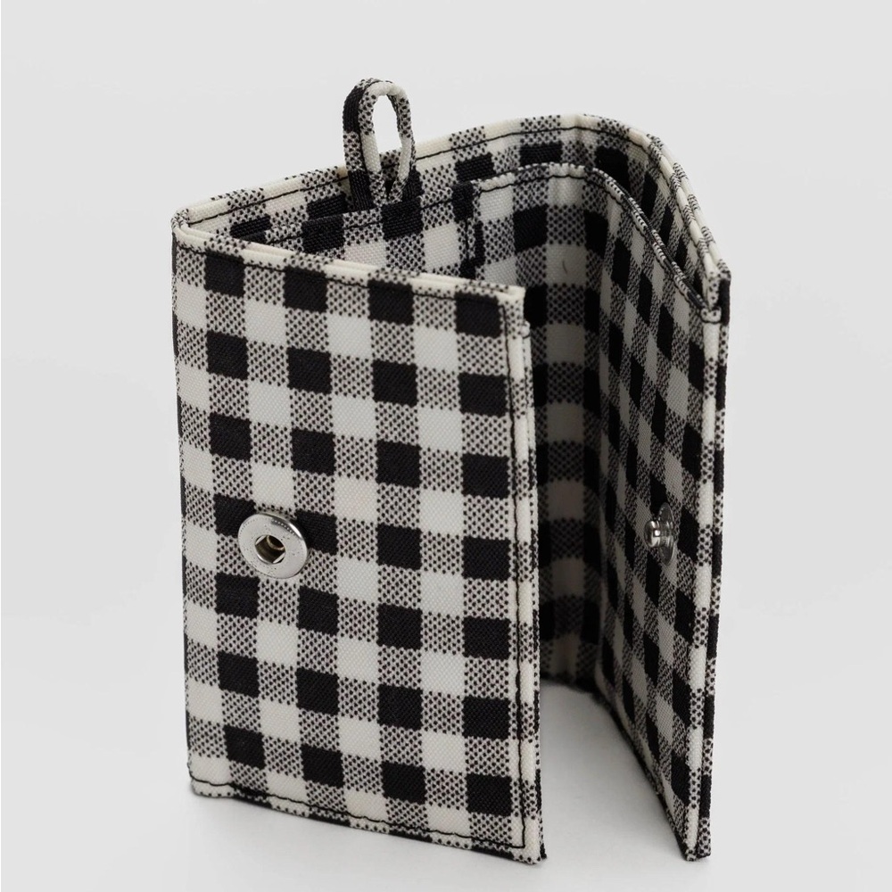 BAGGU Gingham Wallet